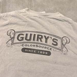 Vintage Style Guiry's Graphic Tee, Comfort Colors Faded Tan, Size S